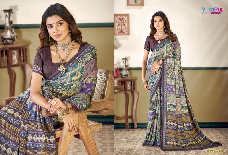 Vipul antique royal vol-27 Latest Sarees in Kolkata